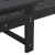 șezlong Negru 53x162x98.5 cm HDPE GartenMobel Dekor