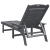 Șezlong Gri deschis 53x162x98.5 cm HDPE GartenMobel Dekor