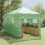 Seră walk-in cu cadru pliabil Verde 430x290x315 cm Oțel GartenMobel Dekor