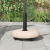 Bază de Parasol cu Roți pentru Stâlpi de 37/42/52/58mm Piatra Galbenă GartenMobel Dekor