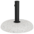 Baza pentru umbrele pentru stâlpi de 37/42/52/58 mm Beton alb 20 kg GartenMobel Dekor