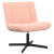 Scaun Accent Roz Baby Poliester, Oțel Standard Rotativ GartenMobel Dekor