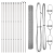 Gard cu Fir Sudat cu 13 Posturi 1.2x25 m Oțel Galvanizat GartenMobel Dekor