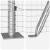 Gard din Sârmă Sudată cu 7 Stâlpi Flanșați 1.2x10 m Oțel Galvanizat GartenMobel Dekor