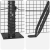 Set de stâlpi de gard metalici gri Set de 2 Metal 10 x 0.5 m GartenMobel Dekor