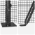 Set de Stâlpi de Gard Gri Set de 2 Gri Metal, PVC 10 x 1 m GartenMobel Dekor