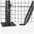 Set Stâlpi Împrejmuire 2 buc Gri Oțel Vopsit Electrostatic GartenMobel Dekor