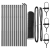 Set de garduri Set de 2 Gri Metal, Plastic 25 x 0.5 m Durabil GartenMobel Dekor