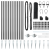Set de Garduri Set de 2 Gri Oțel Galvanizat GartenMobel Dekor