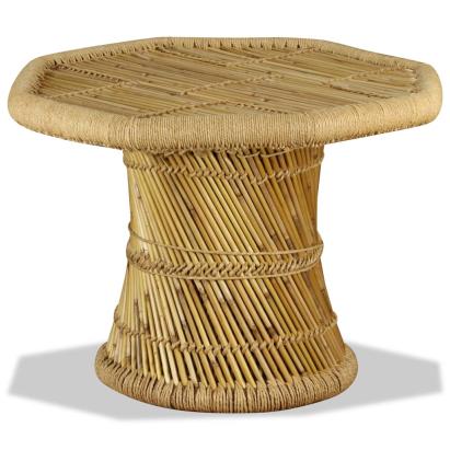 Măsuță de cafea octogonală, 60x60x45 cm, bambus GartenMobel Dekor