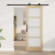 Ușă Glisantă  cu Set de Accesorii 'ORKDAL'Lemn Masiv și Sticlă GartenMobel Dekor
