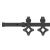 Set de uși glisante  cu hardware 78x202 cm Lemn masiv de pin GartenMobel Dekor