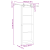 Set Ușă Glisantă  cu Accesorii 78x211 cm Lemn Masiv de Pin GartenMobel Dekor