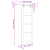 Set Ușă Glisantă  cu Accesorii Alb 78x232 cm Lemn Solid de Pin GartenMobel Dekor