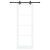Ușă glisantă  cu set de hardware Alb 83x232 cm Lemn masiv Pin GartenMobel Dekor