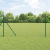 Gard Euro cu 7 Stâlpi 1x10 m Oțel Galvanizat Verde GartenMobel Dekor