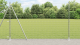 Euro Fence cu 7 stâlpi flanșați 1.6x10 m Oțel galvanizat GartenMobel Dekor