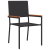 Set de dining pentru grădină cu 9 piese din poliratan negru GartenMobel Dekor