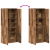 Highboard Lemn Vechi 80x35x180 cm Lemn ingineresc GartenMobel Dekor