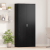 Highboard Stejar Negru 80x35x180 cm Lemn prelucrat GartenMobel Dekor