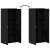 Highboard Stejar Negru 80x35x180 cm Lemn prelucrat GartenMobel Dekor