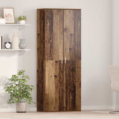 Highboard Lemn Vechi 70x35x180 cm Lemn Prelucrat GartenMobel Dekor