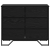 Comodă cu Sertare Stejar Negru 91x35.5x74.5 cm Lemn prelucrat GartenMobel Dekor