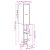 Dulap de Apothecary Negru de Stejar 30x41x174.5 cm din Lemn Stratificat GartenMobel Dekor