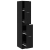 Dulap de Apothecary Negru de Stejar 30x41x174.5 cm din Lemn Stratificat GartenMobel Dekor