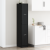 Dulap de Apothecary Negru de Stejar 30x41x174.5 cm din Lemn Stratificat GartenMobel Dekor