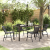 Set de dining de grădină 5 piese Negru Poly Rattan GartenMobel Dekor