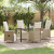 Set de Masă Grădină 5 Piese cu Perne Bej Rattan Poli GartenMobel Dekor