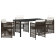 Set de dining pentru grădină cu 5 piese și perne Maro Ratan Poli GartenMobel Dekor