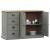 Servantă cu sertare VIGO, gri, 113x40x75 cm, lemn masiv de pin GartenMobel Dekor