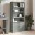 Bibliotecă „VIGO”, gri, 85x35x170 cm, lemn masiv de pin GartenMobel Dekor