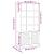 Bibliotecă „VIGO”, gri, 85x35x170 cm, lemn masiv de pin GartenMobel Dekor