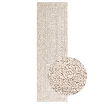 Covor „ZIZUR” crem aspect iută pentru interior și exterior GartenMobel Dekor