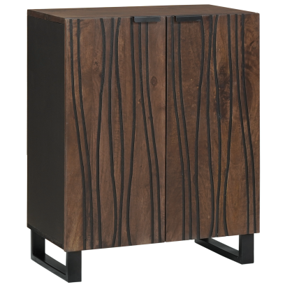 Sideboard 60x33.5x75 cm din lemn masiv de mango GartenMobel Dekor