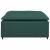 Modul taburet modular pentru canapea, verde închis, 100x100x48 cm GartenMobel Dekor