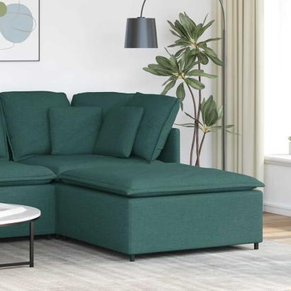 Modul taburet modular pentru canapea, verde închis, 100x100x48 cm GartenMobel Dekor
