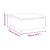 Modul taburet modular pentru canapea, albastru, 100x100x48 cm GartenMobel Dekor