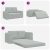 Canapea Pat 2 în 1 Gri Deschis 148x71x83 cm Catifea GartenMobel Dekor