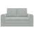 Canapea Pat 2 în 1 Gri Deschis 148x71x83 cm Catifea GartenMobel Dekor