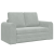 Canapea Pat 2 în 1 Gri Deschis 148x71x83 cm Catifea GartenMobel Dekor