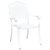 Set scaune de grădină, 2 buc., alb, aluminiu turnat GartenMobel Dekor