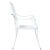 Set scaune de grădină, 2 buc., alb, aluminiu turnat GartenMobel Dekor