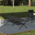 Pat pliabil pentru soare cu rucsac negru din material Oxford 600D GartenMobel Dekor