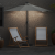 Umbrela de grădină Half cu suport din aluminiu Bej 294 cm GartenMobel Dekor
