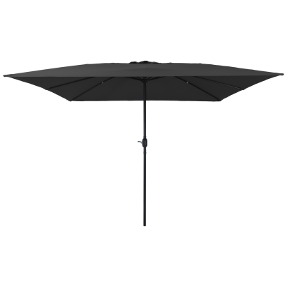 Umbrelă de grădină pătrată 295x245 cm Antracit GartenMobel Dekor