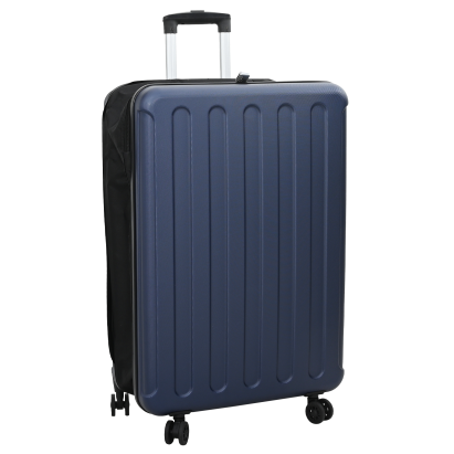 Valiză pliabilă Hard Shell 28" Albastru închis 50x30x76 cm ABS GartenMobel Dekor